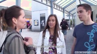 Amatőr tinédzser pár pénzért kupakol