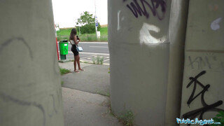 Public Agent - Csöcsös barna nőci pénzért baszik