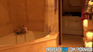 PropertySex - vonzó néger ingatlanos és a vásárló