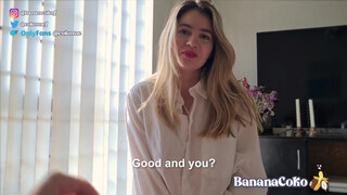 BananaCoko már reggel bájdorongot szop