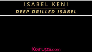Isabel Keni megkefélve méretes dákóval - Karups